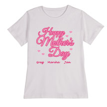 Alternate Image 3 for Personalized Happy Mother's Day T-Shirt