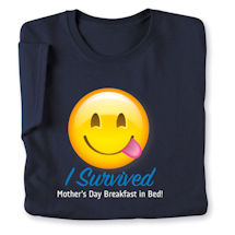 Alternate Image 1 for Personalized Silly Smiley Face Emoji T-Shirt