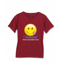 Alternate Image 2 for Personalized Silly Smiley Face Emoji T-Shirt