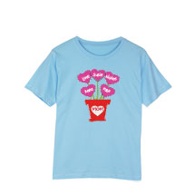 Alternate Image 2 for Personalized Mother's Day Heart Flower Pot T-Shirt