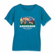 Alternate image Personalized Your Name "All Together Now" Family Reunion Shirt
