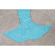 Alternate image Mermaid Tail Blankets - Aqua