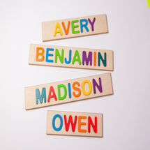 Alternate Image 1 for Personalized Children's Name Puzzle - Up to 9 Characters