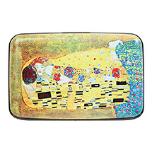Alternate image for Fine Art Identity Protection RFID Wallet - Klimt The Kiss