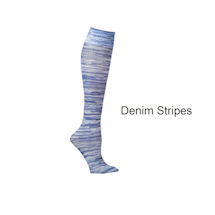 Alternate Image 2 for Celeste Stein Mild Compression Wide Calf Knee High Stockings