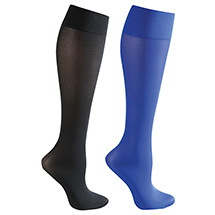 Alternate image for Celeste Stein® Opaque Closed Toe Mild Compression Trouser Socks - 2 Pack
