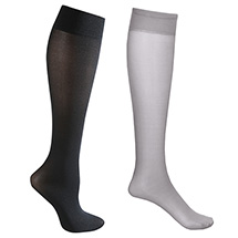 Alternate Image 5 for Celeste Stein® Opaque Closed Toe Mild Compression Trouser Socks - 2 Pack