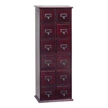 Alternate Image 1 for Library CD Storage Cabinet - 12 Drawers