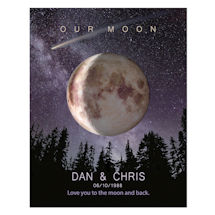 Product Image for Personalized Our Moon Print