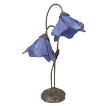 Alternate Image 1 for Gossamer Lilies Art Glass Lamp