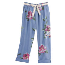 Product Image for Vintage Roses Linen Pants