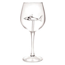 Alternate image for Shark Wine Glass 