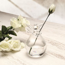 Product Image for Glass Angel Bud Vases Set - Set of 3