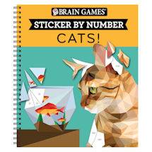 Sticker by Number Book - Cats