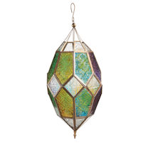 Alternate Image 4 for Jewel Tones Moroccan Hanging Lantern 