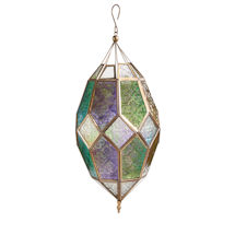 Alternate Image 8 for Jewel Tones Moroccan Hanging Lantern