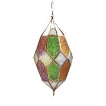 Alternate Image 9 for Jewel Tones Moroccan Hanging Lantern 