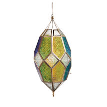 Alternate Image 10 for Jewel Tones Moroccan Hanging Lantern 