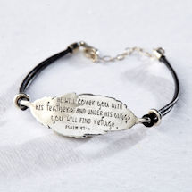 Product Image for He Will Cover You with His Feathers Bracelet