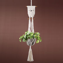 Product Image for Macrame Owl Plant Hanger