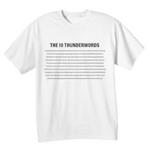 Alternate Image 2 for The 10 Thunderwords Shirts