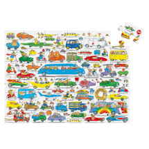 Cars and Trucks and Things That Go Floor Puzzle 
