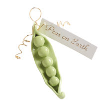 Alternate image for Peas on Earth  Ornament 