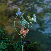 Product Image for Color-Changing Solar Butterfly Garden Stake