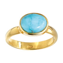 Alternate Image 1 for Jane Austen's Turquoise Ring 