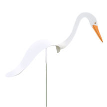 Alternate image for Egret Dancing Bird Garden Stake