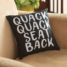 Alternate image for Quack Quack Seat Back Accent Pillow