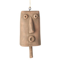 Alternate Image 1 for Clay Face Hanging Bells Set