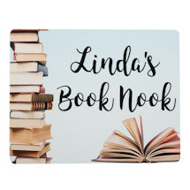 Alternate image for Personalized Book Nook Metal Wall Sign