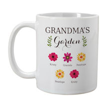 Alternate Image 1 for Personalized Grandma's Garden Mug