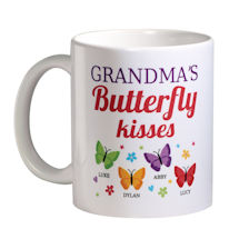 Personalized Butterfly Kisses Mug