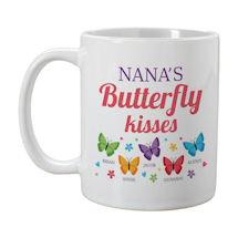 Alternate image for Personalized Butterfly Kisses Mug