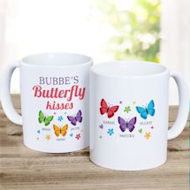 Alternate Image 4 for Personalized Butterfly Kisses Mug