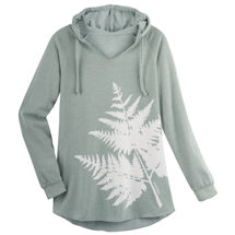 Product Image for Marushka Forest Ferns Hooded Sweatshirt