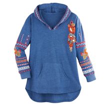 Product Image for Talia Embroidered Hooded Tunic