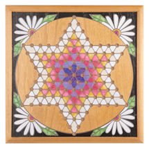 Alternate Image 2 for Decorative Chinese Checkers Game Board