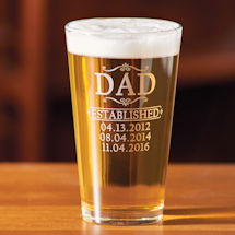 Alternate image for Personalized Mom and Dad Pint Glass