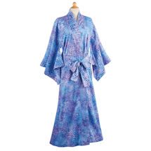 Product Image for Blue Batik Kimono Robe