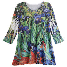 Product Image for Irises Fine Art Tunic