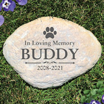 Personalized Pet Memorial Stones