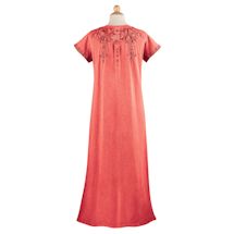 Alternate Image 2 for Tonal Embroidered Maxi Dress