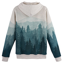 Alternate Image 1 for Misty Mountains Hooded Sweatshirt