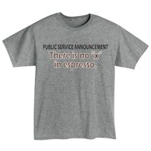 Alternate Image 1 for Public Service Announcement T-Shirt or Sweatshirt