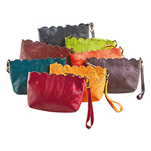 Product Image for Tooled Leather Wristlet