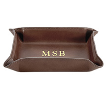 Alternate image for Personalized Leather Catchall