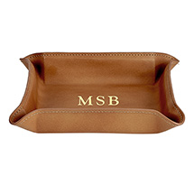 Alternate Image 5 for Personalized Leather Catchall